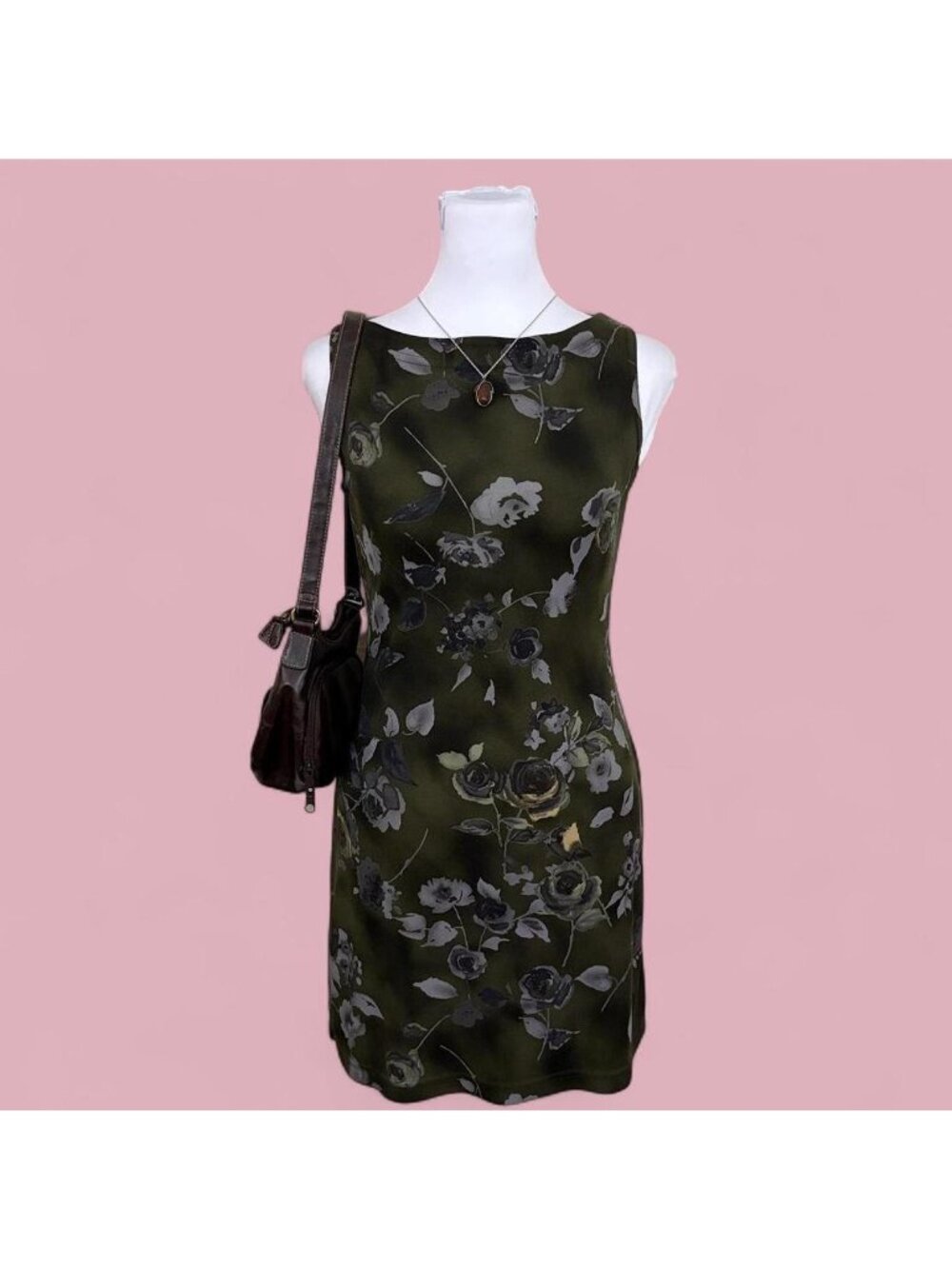 90s floral whimsygoth dress